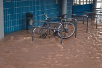 flooding floods A high tide / Hochwasser in Bonn, Germany. The Rhine is at ~9 metres. flooding,bonn,grey