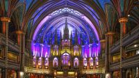 Cathedral Concert La magnifique nef de la Basilique Notre Dame de Montréal.
 