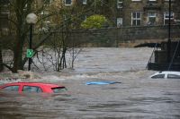 Floods Bingley Floods 2015 Boxing Day - Brown Cow Bingley  flooding,bingley,bradford uk
