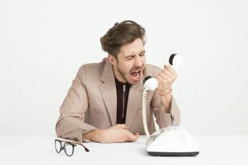Angry people