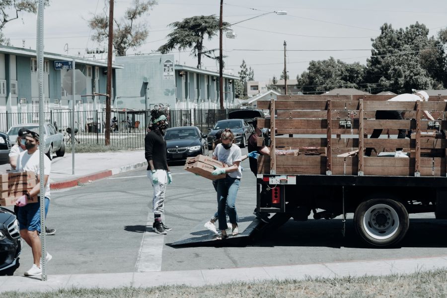 Charity partnership donation,charity,food bank