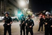 Curfew Los Angeles. police,los angeles,ca