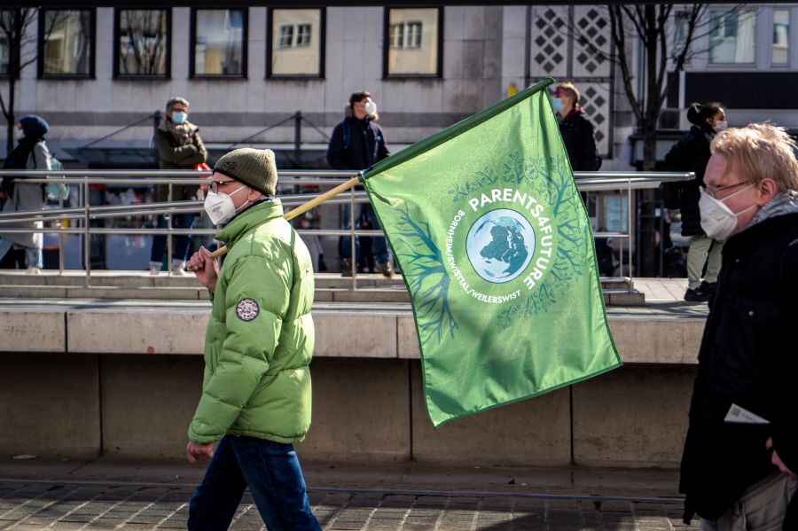 Eco mobility A dad supporting Fridays for Future from Parents for Future.  protest,ecological,parents for future