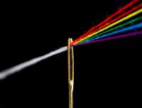 Pink Floyd Prismatic needle. Pink floyd logo 