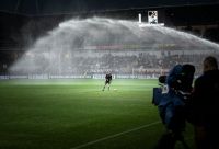 Sports Soccer Football player preparing for the match soccer player,football player,heracles