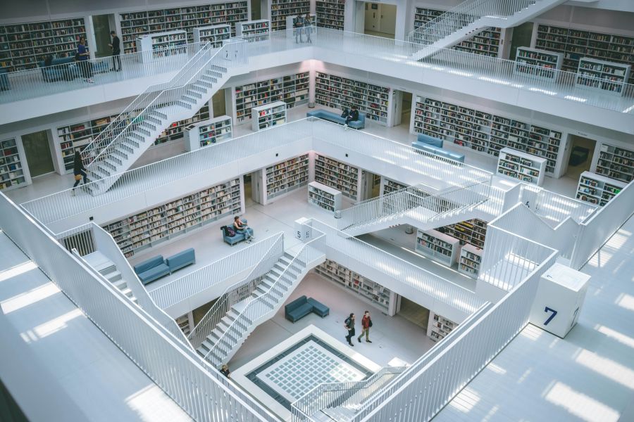 Library Libary of Stuttgart 