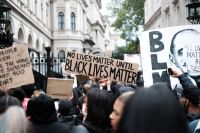 Riot Protest London Black Lives Matter Peaceful Protest from Vauxhall to Westminster. protest,racial empathy,downing street