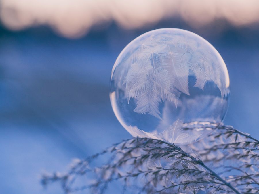 Winter  cold,round,frozen