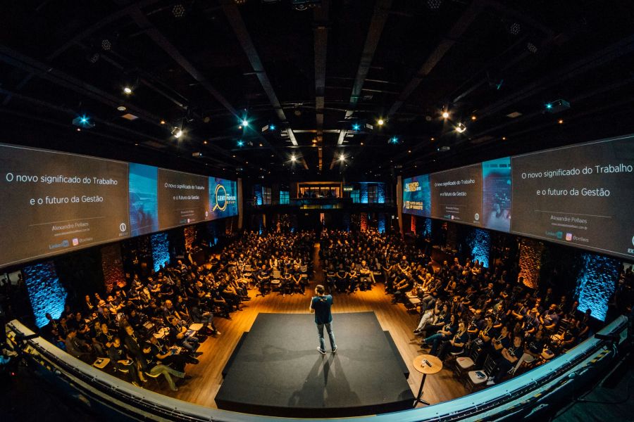 Event Conference Public speaking - Audience and speaker 