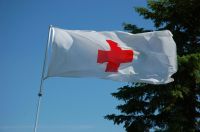 Humanitarian aid Canadian Red Cross Flag CRC
RED CROSS

 ottawa,on,canada