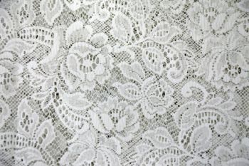 Lace Heritage This piece of lace was once a part of a tablecloth. You don't see too many of those these days.