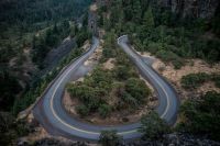 Justin Timberlake U-turn near in the mountains road,rowena crest viewpoint,mosier