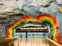 Underground tunnels  stockholm,sweden,tunnel