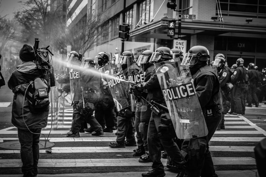 Riot police  protest,grey,person