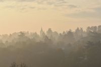 Lyon weather Golden sunrise france,francheville le haut,lyon