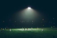 Soccer Soccer at night 