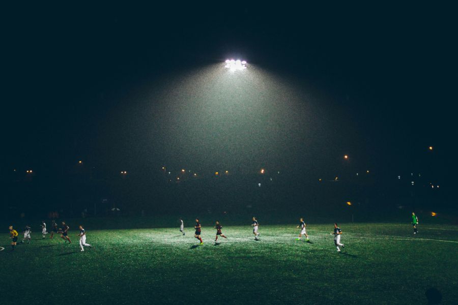 Soccer Soccer at night 