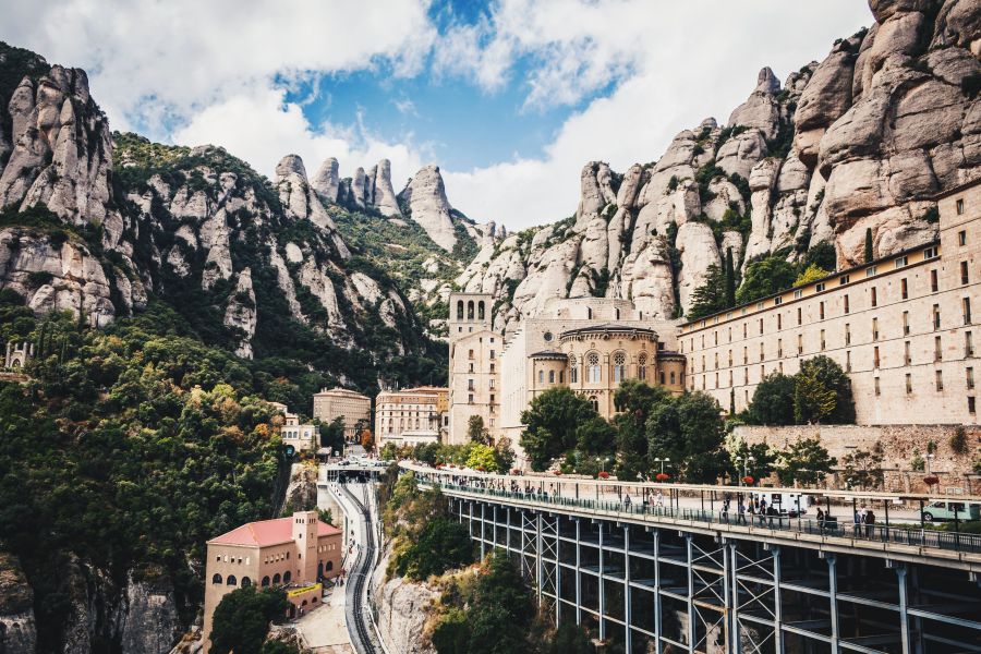 Spain Lyon  spain,monestir de montserrat,monastery