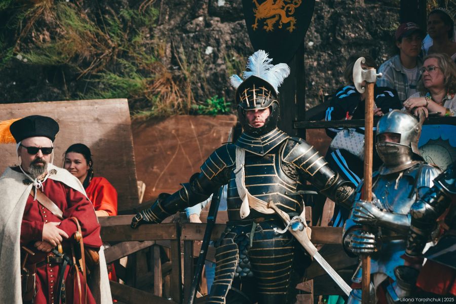 historical spectacle Summer knight tournament in Moscow 