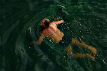 swimming river
