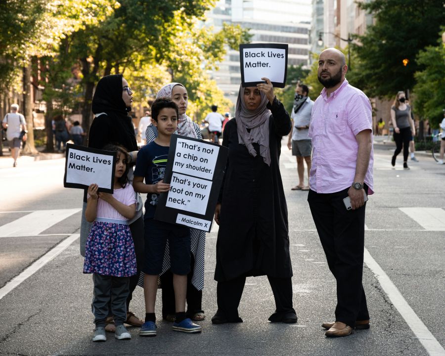 Demonstration of Black Lives Matter Protest in DC, 6/1/2020.
(Instagram: @koshuphotography) protest,dc,black lives matter