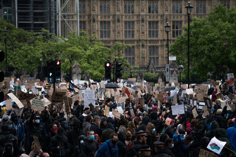 Manifestation protest Black Lives Matter London Protest, 6th June 2020. 
