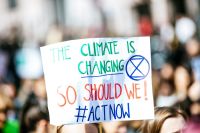 Activism Ecology THE CLIMATE IS CHANGING - SO SHOULD WE! #ACTNOW. Global climate change strike - No Planet B - 09-20-2019 