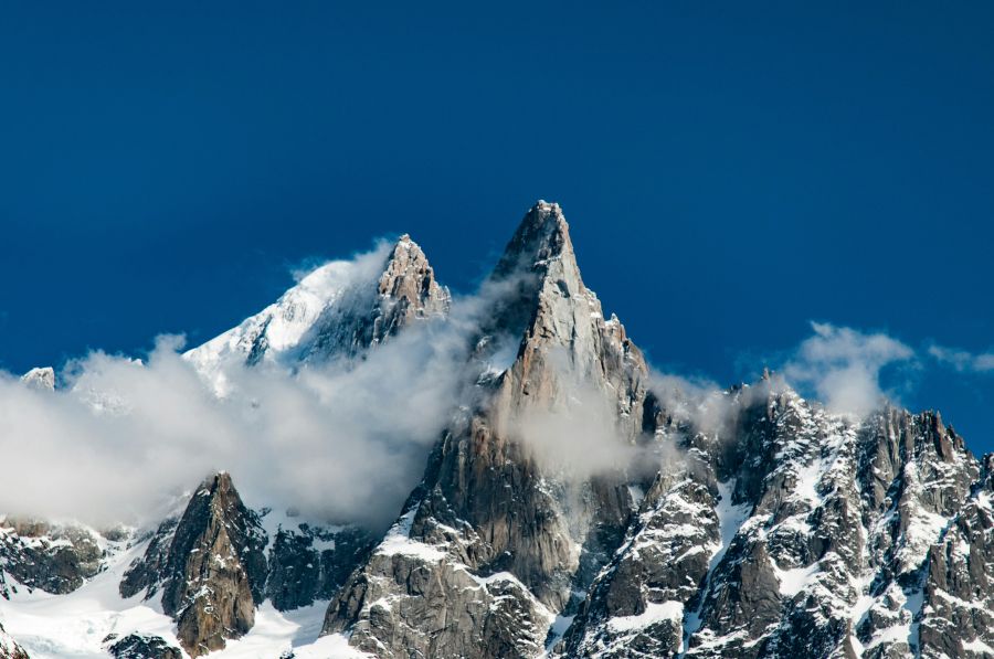 Alps Aiguilles Vertes and Les Dru 