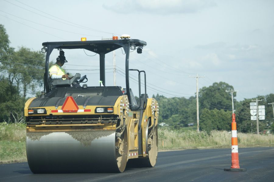 Roadwork Repaving Highways 