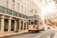 Tramway  alfama,mediterranean,coast