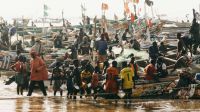 Fishermen protest  