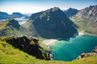 Mountains Nature  norway,fredvang,sekundær fylkesvei 806