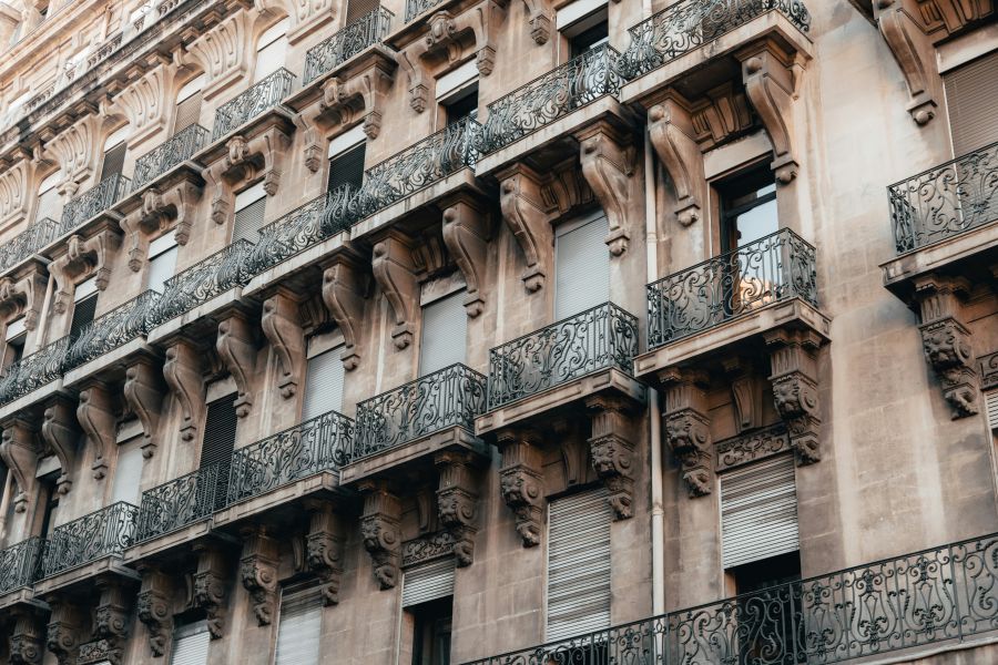 Marseille balcony  marseille,france,le panier