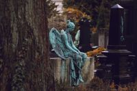 Cemetery Beautiful statue I've found on a quiet cemetery in the city of Dresden. Rest in peace. 