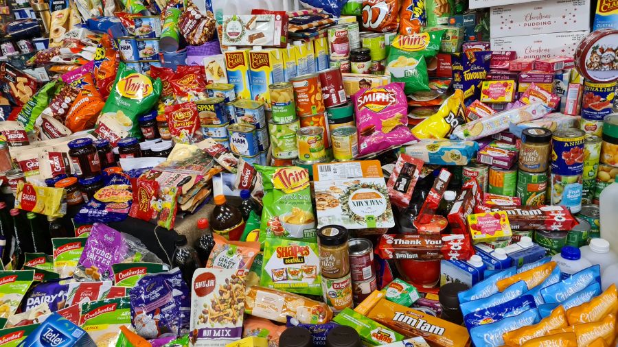 food collection Food stack collection  