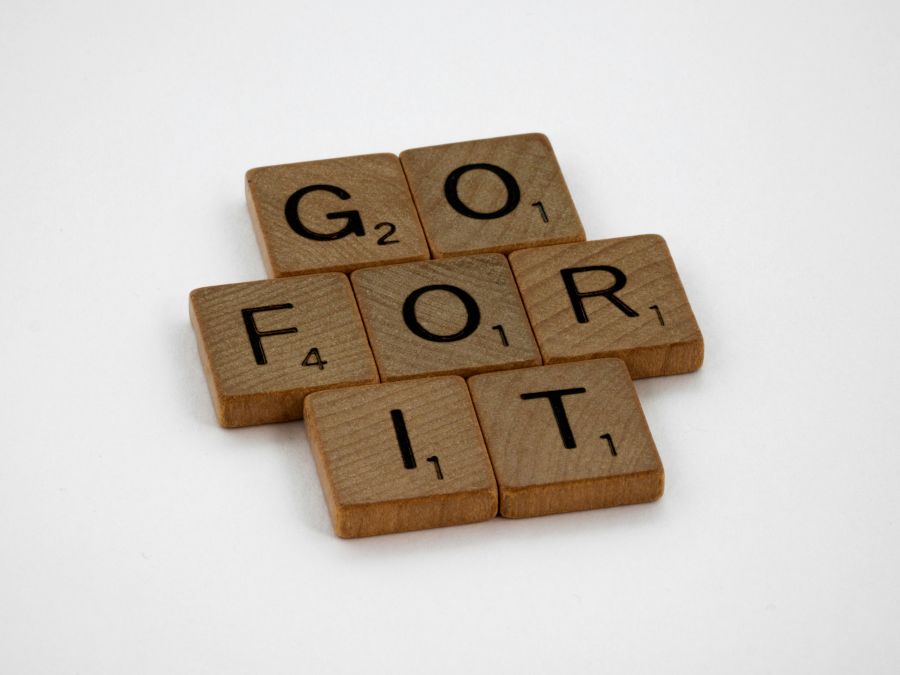 Attempt scrabble, scrabble pieces, lettering, letters, wood, scrabble tiles, white background, words, quote, letters, type, typography, design, layout, focus, bokeh, blur, photography, images, image, go for it, try, attempt, do something, do your best, impulse, self starter, first step, motivation, game,text,alphabet