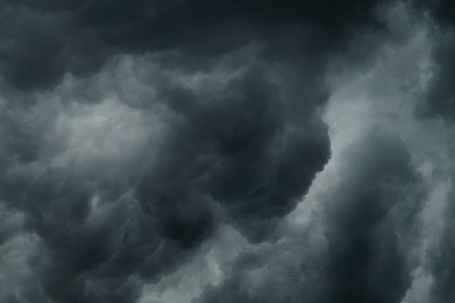 storm Stormy clouds at night 