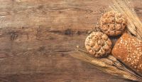 bread Bread on wooden background fresh,breakfast,meal