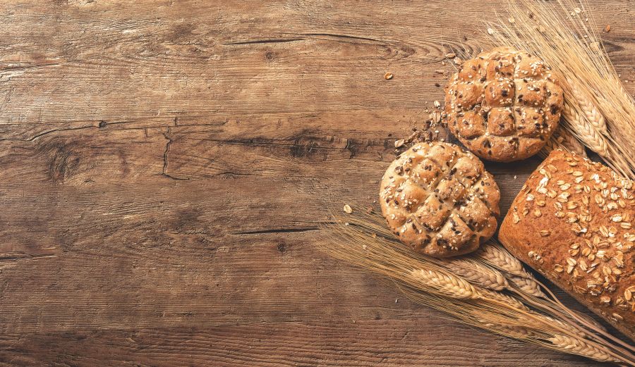 bread Bread on wooden background fresh,breakfast,meal