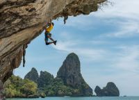 Climbing  krabi,beach,sea