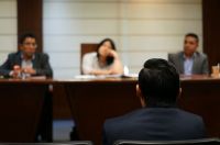 Court Teachers listening 