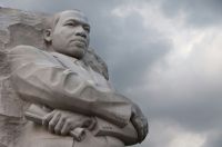 Sculpture monument  grey,martin luther king jr,memorial