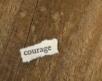 Courage Cette Blog Image: Courage courage,grey,wood
