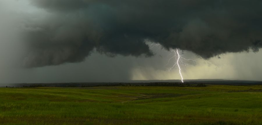 Storms Montana lightning storm in springtime