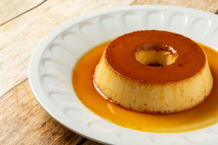 Flan condensed milk pudding