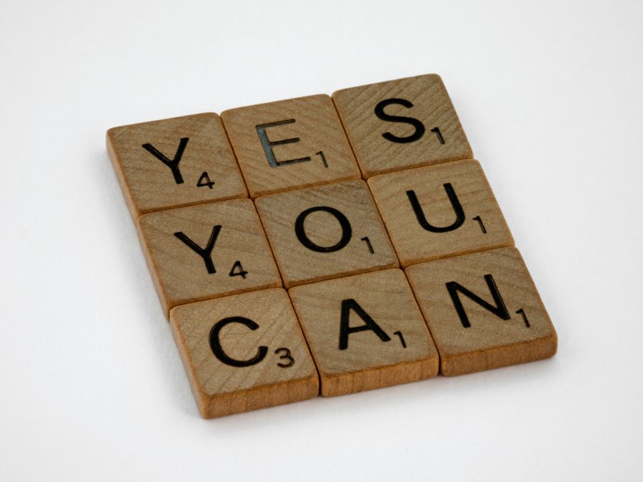 confidence scrabble, scrabble pieces, lettering, letters, wood, scrabble tiles, white background, words, quote, letters, type, typography, design, layout, focus, bokeh, blur, photography, images, image, go for it, try, attempt, do something, do your best, impulse, self starter, first step, motivation, positivity, encouragement, encourage, don't give up,