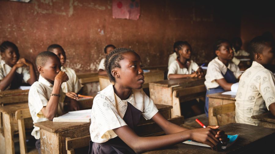 Student poverty education,school,africa