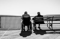 Wheelchair dancer  elderly,aging,elderliness