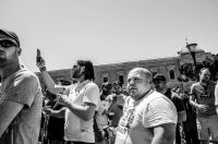 Football hooligans  grey,crowd,madrid