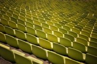 Rugby legend  green,chair,audience